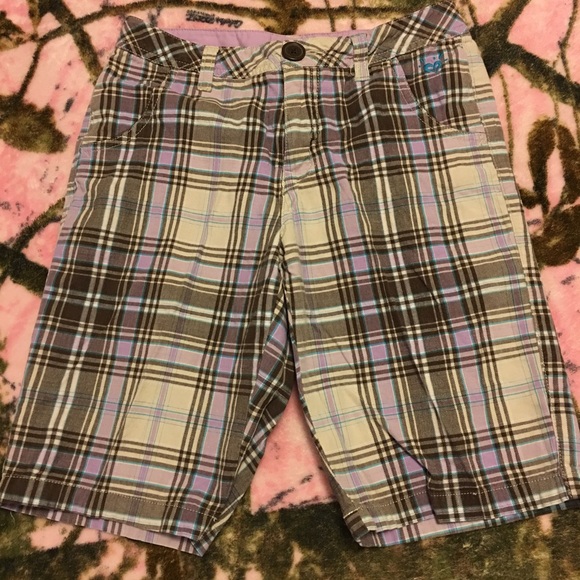 Justice Other - Justice plaid shorts Sz 14 slim